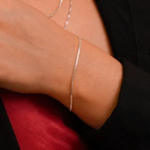Pulseira em prata 925 com design veneziano