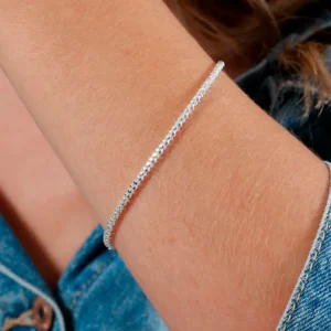 Pulseira em prata 925 com design Pipoca